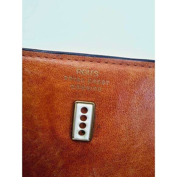 Vintage Rolfs Royal Crest Leather Wallet Clutch - Picture 3 of 4